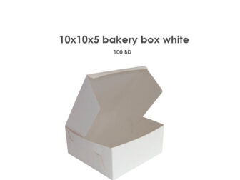10x10x5 bakery box white 100 bd